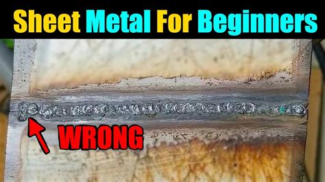 how to weld sheet metal together|welding 14 gauge sheet metal.